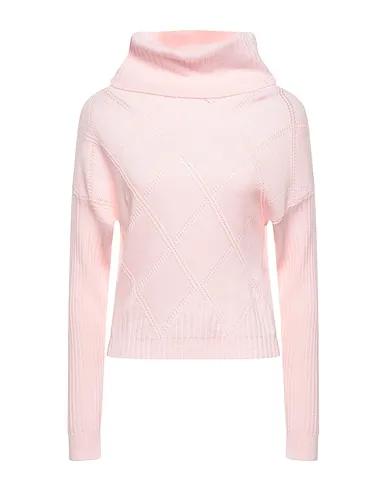 Light pink Knitted Turtleneck