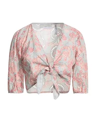 Light pink Lace Lace shirts & blouses