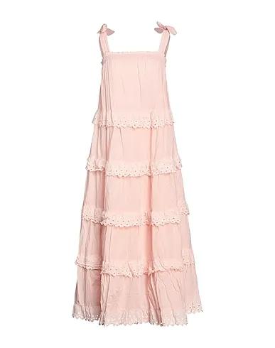 Light pink Lace Long dress
