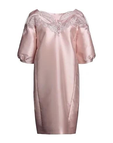 Light pink Lace Midi dress