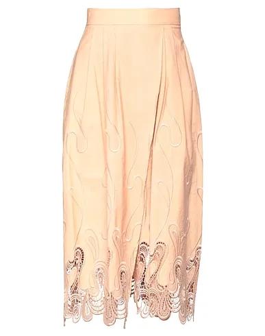 Light pink Lace Midi skirt