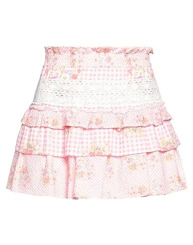 Light pink Lace Mini skirt