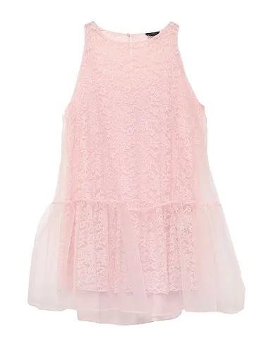 Light pink Lace Short dress