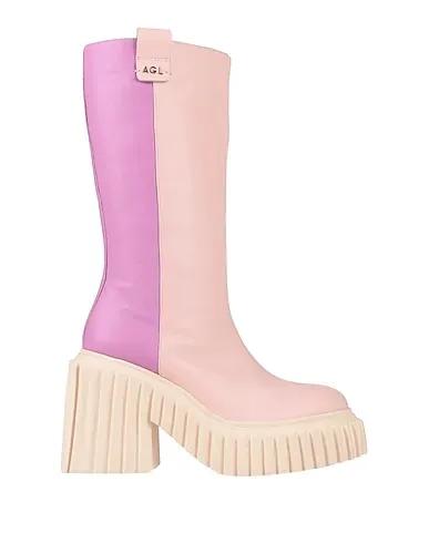 Light pink Leather Boots