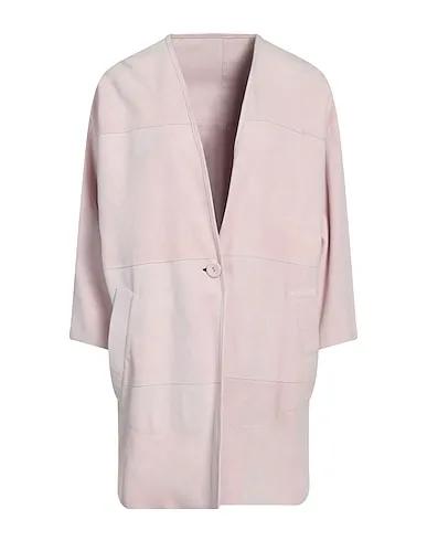 Light pink Leather Full-length jacket