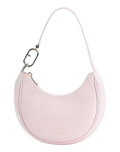 Light pink Leather Handbag FURLA PRIMAVERA S SHOULDER BAG 
