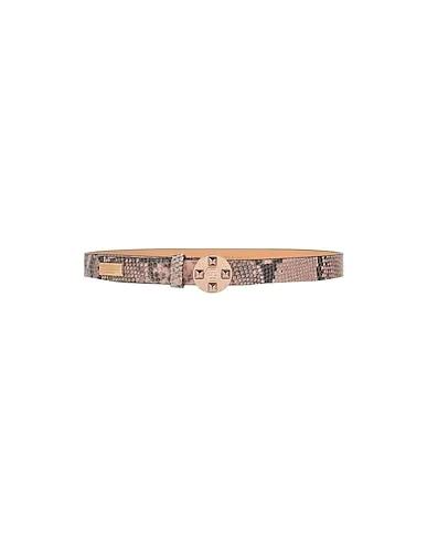 Light pink Leather Regular belt