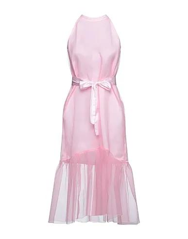 Light pink Organza Midi dress