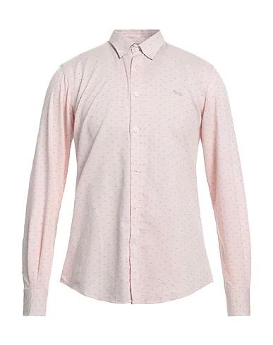Light pink Piqué Patterned shirt