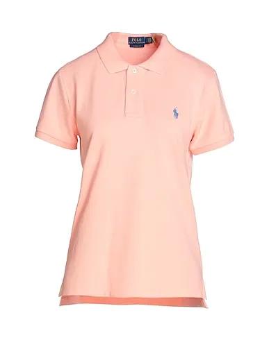 Light pink Piqué Polo shirt CLASSIC FIT MESH POLO SHIRT
