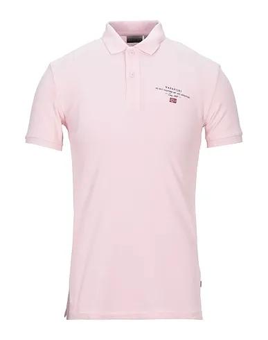 Light pink Piqué Polo shirt ELBAS 3