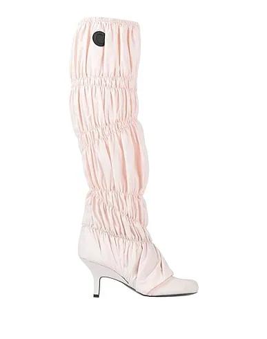 Light pink Plain weave Boots