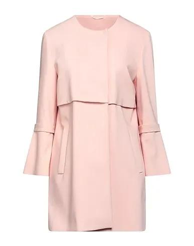 Light pink Plain weave Coat