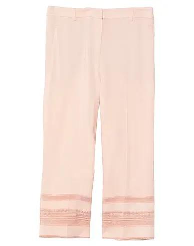 Light pink Plain weave Cropped pants & culottes