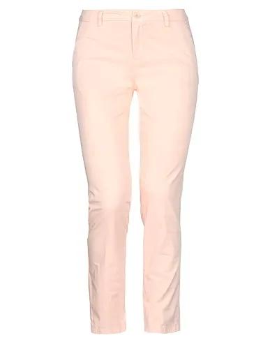 Light pink Plain weave Cropped pants & culottes