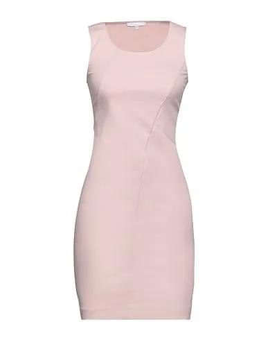 Light pink Plain weave Elegant dress