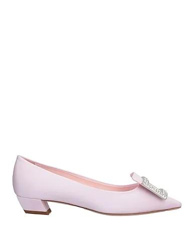 Light pink Plain weave Loafers