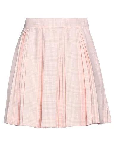 Light pink Plain weave Mini skirt