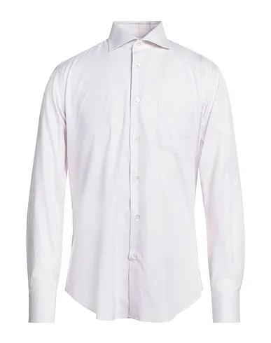 Light pink Plain weave Patterned shirt