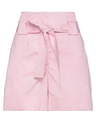 Light pink Plain weave Shorts & Bermuda