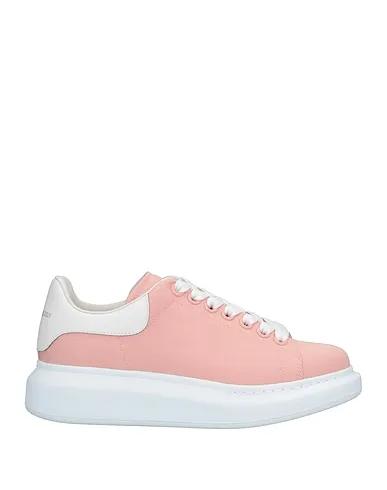 Light pink Plain weave Sneakers