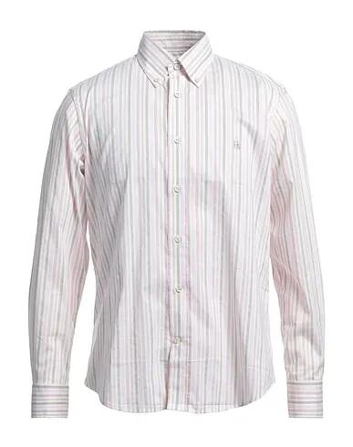 Light pink Plain weave Striped shirt