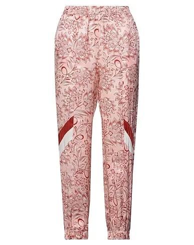Light pink Satin Casual pants