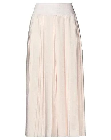 Light pink Satin Cropped pants & culottes