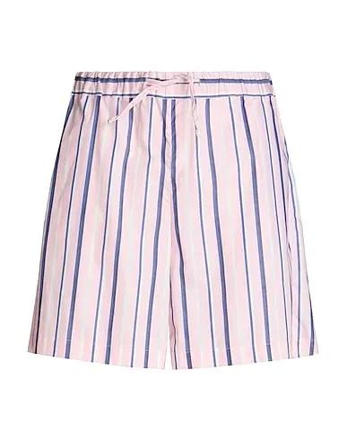Light pink Shorts & Bermuda COTTON WIDE LEG SHORTS
