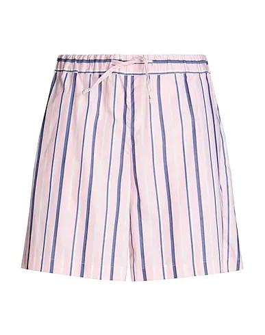 Light pink Shorts & Bermuda COTTON WIDE LEG SHORTS