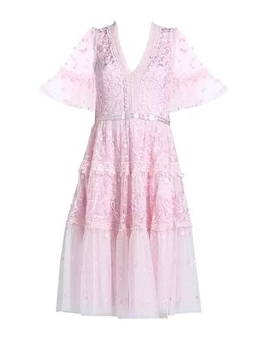 Light pink Tulle Midi dress