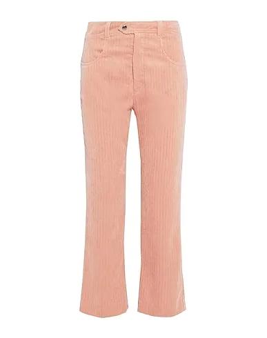 Light pink Velour Casual pants