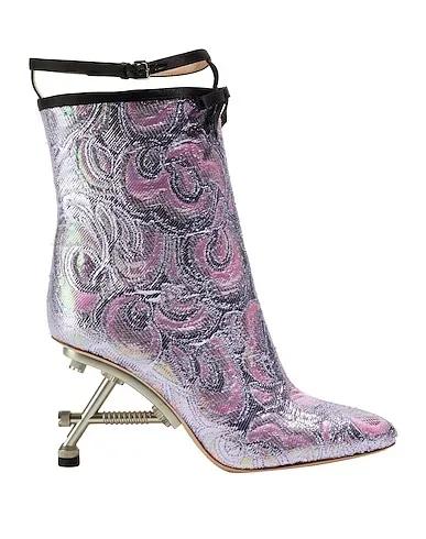 Light purple Brocade Ankle boot