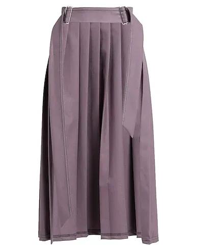 Light purple Cotton twill High-waist belt