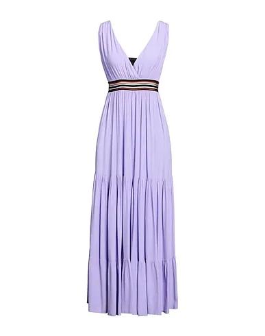 Light purple Crêpe Long dress