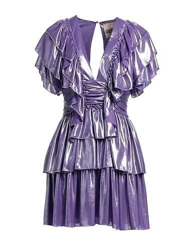 Light purple Crêpe Short dress