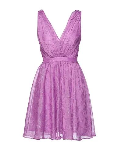 Light purple Crêpe Short dress