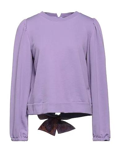 Light purple Crêpe Sweatshirt