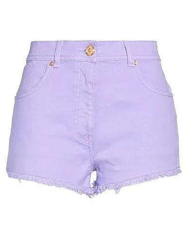 Light purple Denim Denim shorts