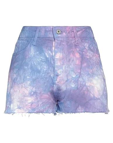 Light purple Gabardine Shorts & Bermuda