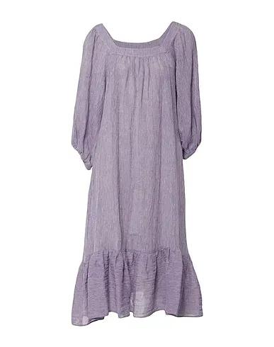 Light purple Gauze Midi dress