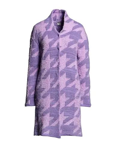 Light purple Jacquard Coat