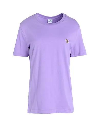 Light purple Jersey Basic T-shirt WOMENS ZEBRA T-SHIRT
