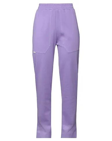 Light purple Jersey Casual pants