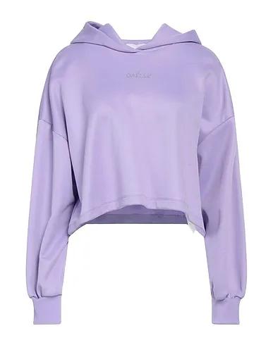 Light purple Jersey Hooded sweatshirt