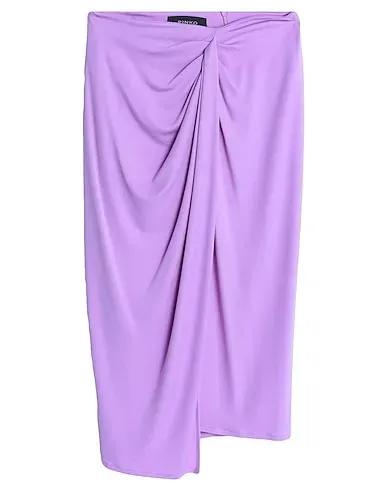 Light purple Jersey Midi skirt