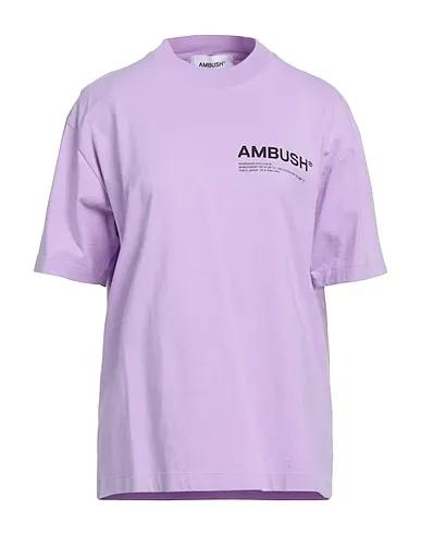Light purple Jersey Oversize-T-Shirt