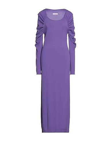 Light purple Knitted Long dress