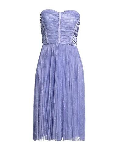 Light purple Lace Midi dress