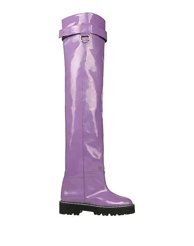 Light purple Leather Boots